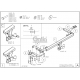 Фаркоп оцинкованный Galia шар A для Toyota Corolla Verso 2004-2008