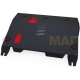 Защита картера и КПП Автоброня для 3,5 сталь 2 мм для Ford Edge 2013-2015